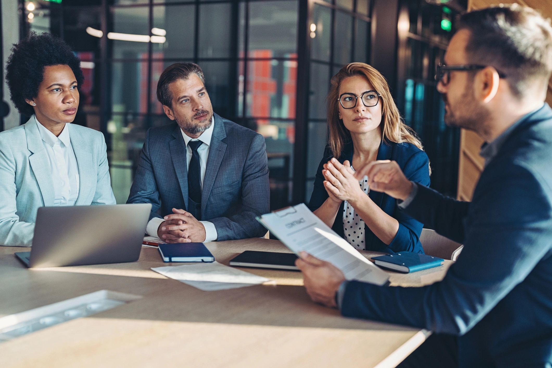 Business presentation for a commercial investment opportunity
