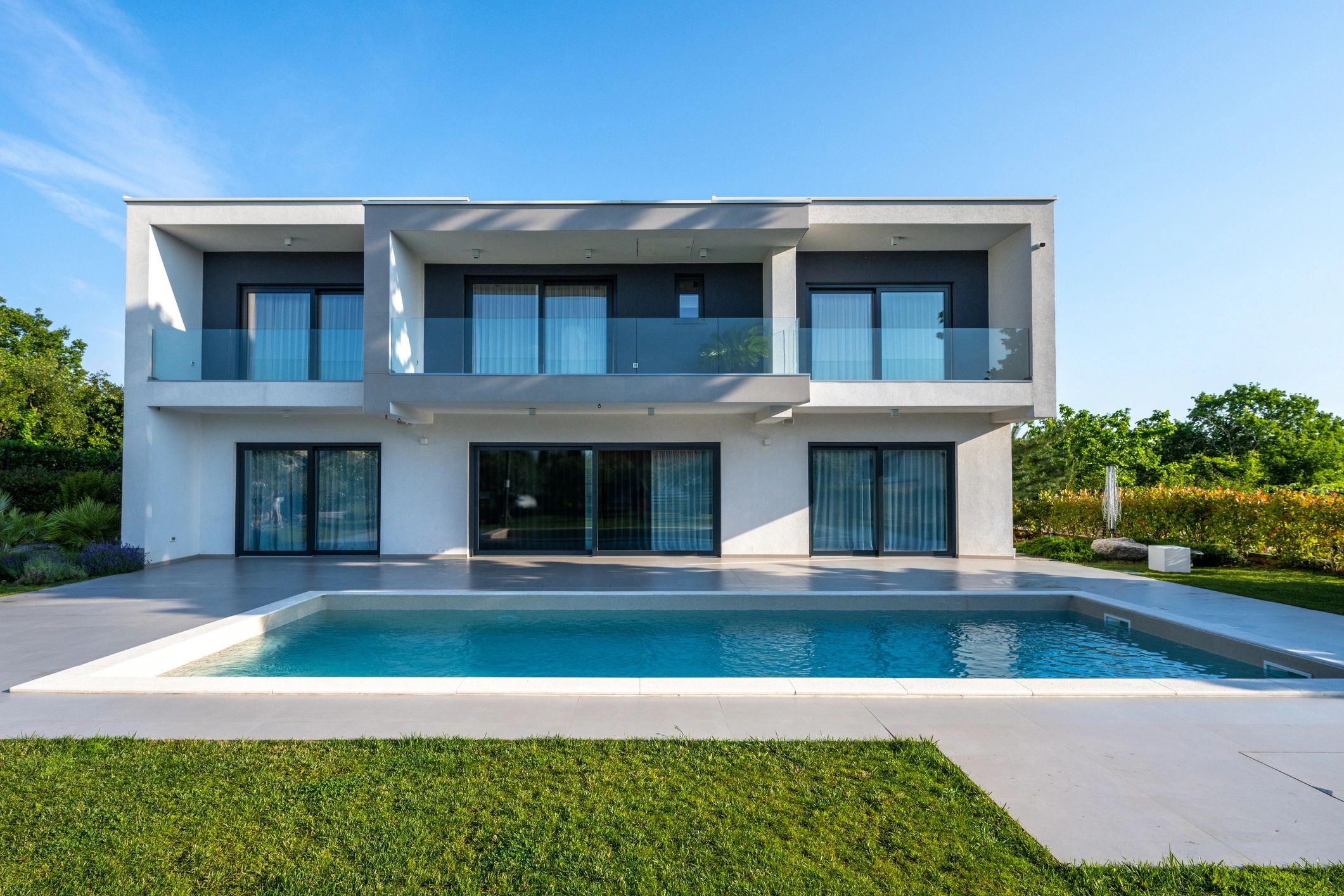 Modern completed home representing the outcome of a successful ground-up build